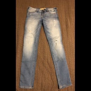 Hollister | Light wash low rise jeans